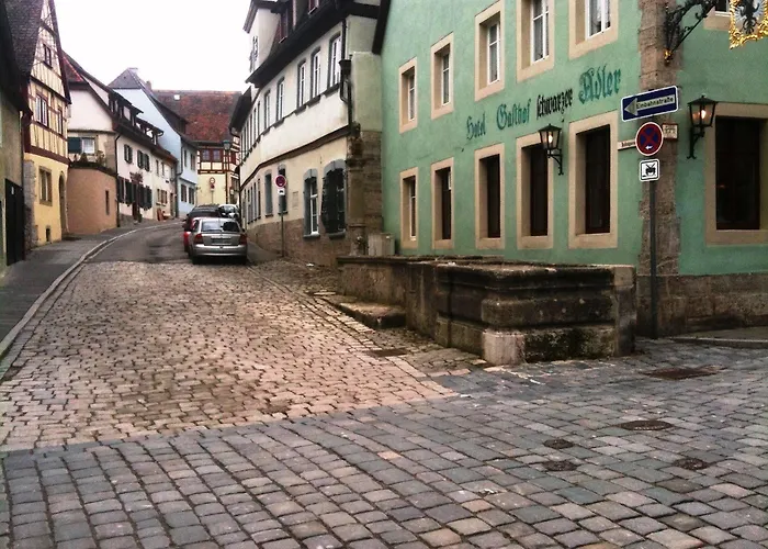 Schwarzer Adler Otel Rothenburg ob der Tauber